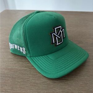 Milwaukee Brewers Throwback Green Mesh Cap Mitchell & Ness